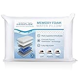 Mediflow Water Pillow with Memory Foam