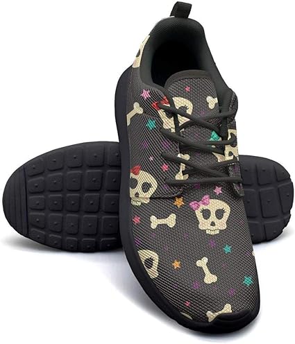 skull tennis shoes
