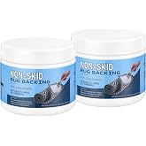 Demissle 2 Pack 32 oz Non-Skid Rug Backing Natural Rubber Coating | Machine Washable, Non‑stain Surface, Enhances Rug Durability, Safety Area Grippers, for Hardwood Floor Mat Runners Carpets