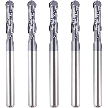 Ball T-Slot End Mill (Lollipop Cutter) – Solid Carbide, 3-Flute, For Aluminum & Steel, R0.75 To R6 Radius, CNC Milling