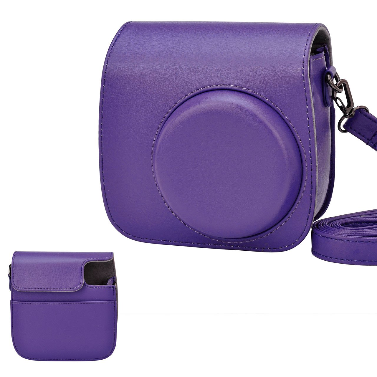 Compatible Fujifilm Instax Mini 8 Mini 8+ Mini 9 Camera Case, Yoption Classic Vintage Pu Leather Camera Case Bag Compatible Mini 8 Mini 8+ Mini 9 Instant Film Camera