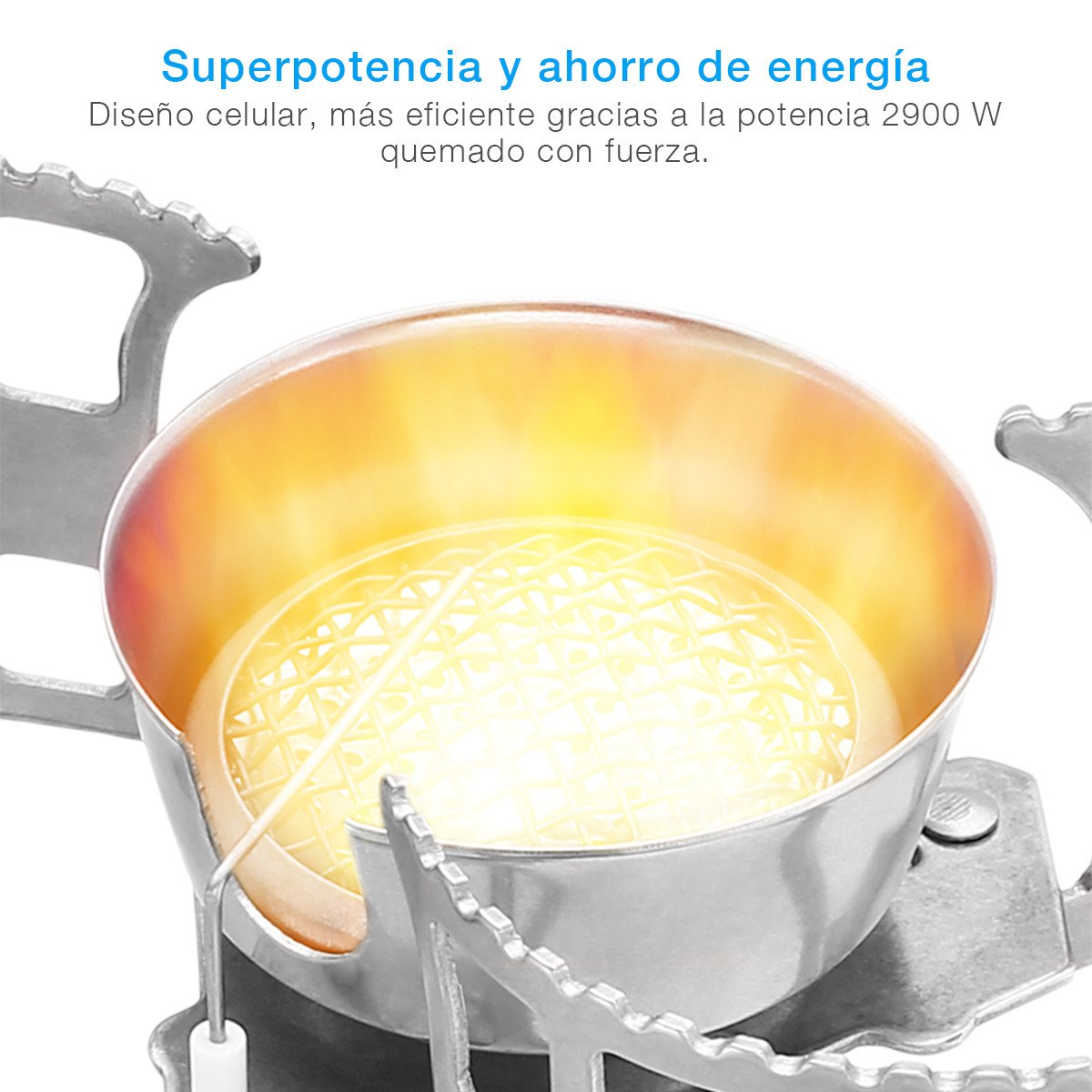 isYoung Estufa de Gas Quemador hornillo de Butano Horno de Split Plegable Portátil A Prueba de Viento Cocinar Al Aire Libre para cocina de camping senderismo etc