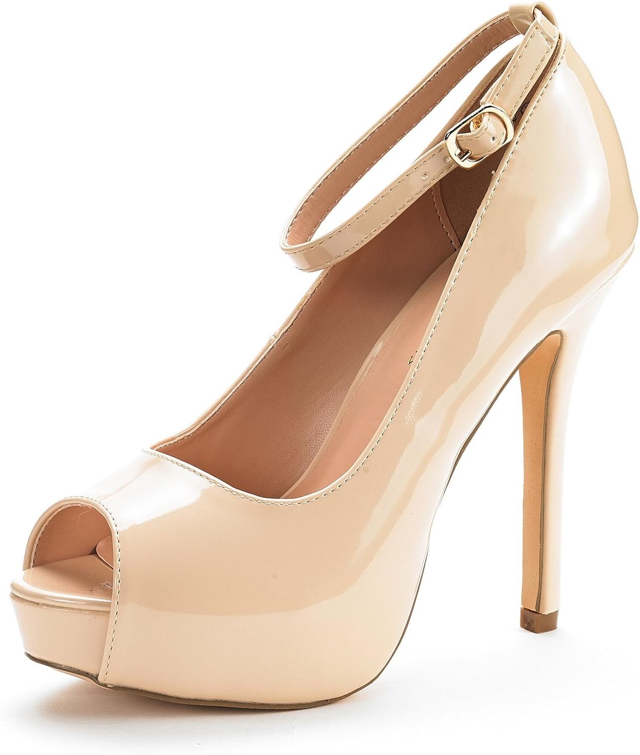 DREAM PAIRS Women's Swan-10 High Heel Plaform Dress Pump Shoes