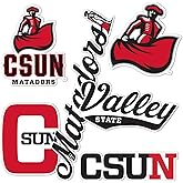 Desert Cactus Cal State Northridge Sticker University California Matadors CSUN Vinyl Decals Laptop Water Bottle Car Scrapbook T2 (Type 2-2)