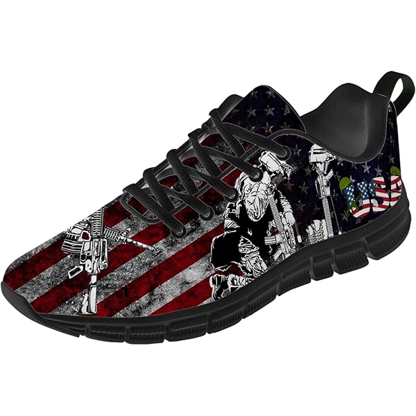 Amazon.com | American Flag Shoes Maxsoul-b03013 Custom Max Soul