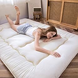 MAXYOYO Japanese Floor Futon Queen Size, Thicken