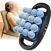 grnpeak 16 Head Massage Gun, Deep Tissue Percussion Massager with 9 Intensity Levels for Neck, Back, Shoulders, Legs Pain Relief & Recovery