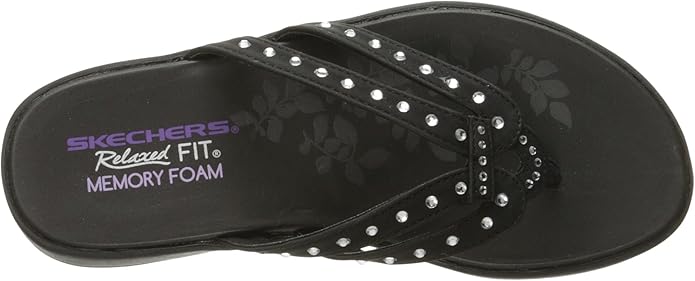 skechers women's upgrades flip flop