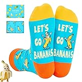 Zmart Fruit Gifts for Men Women - Banana, Watermelon, Avocado, Lemon Socks for Fruit Lovers