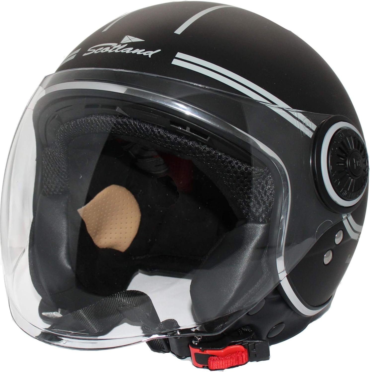 Caschi XL Scotland 120022 Bianco Casco Unisex-Adulto Moto, accessori e  componenti mbbscouncil.com