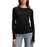 Velvet by Graham & Spencer Women's Camino Modal Rib Longsleeve T-Shirt