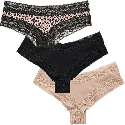 Victoria&apos;s Secret Lace Cheeky Panty Set de 3