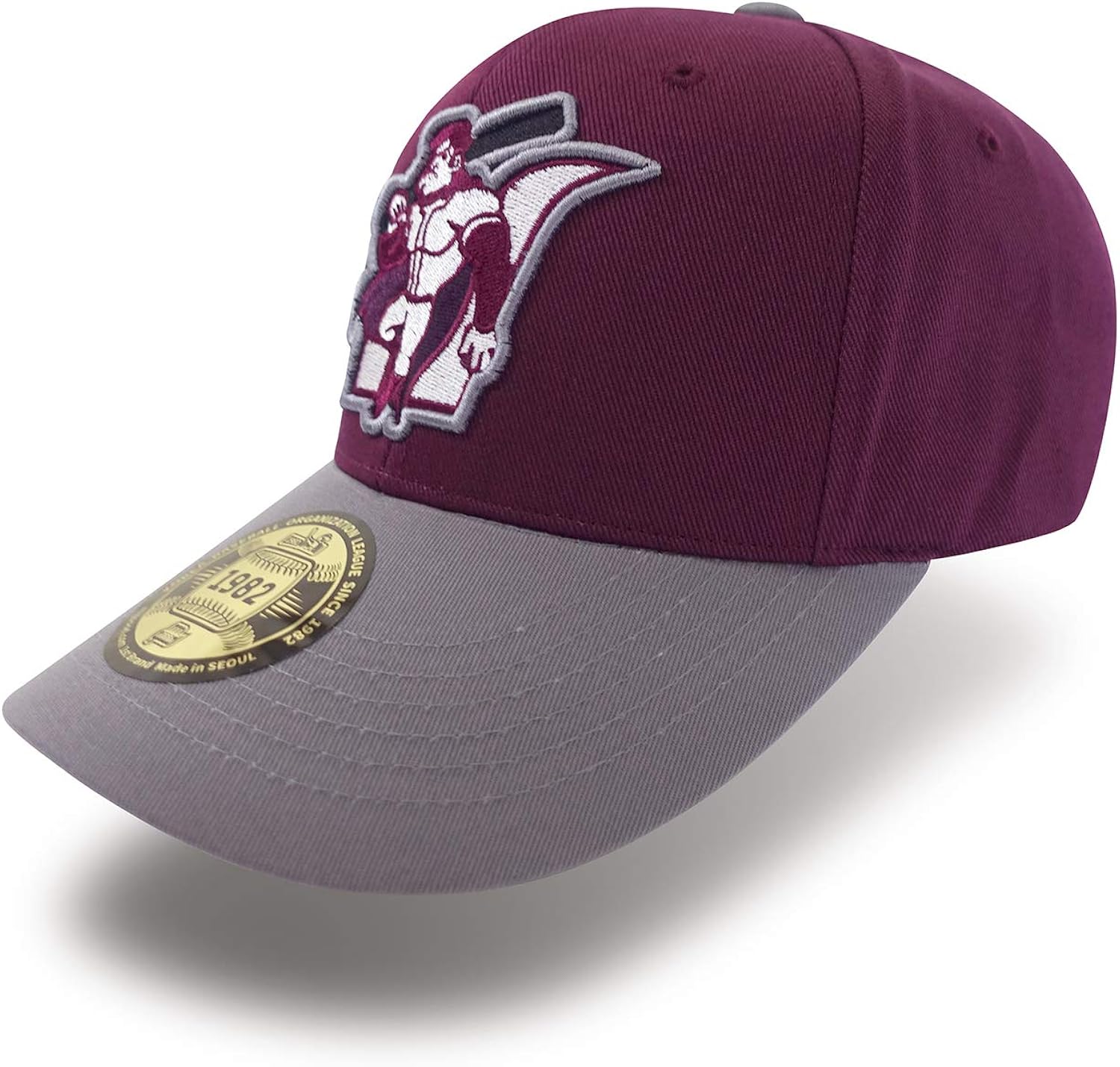 mgoood Baseball Caps Heroes Angry Series - Adjustable Snap Back Baseball Cap for Unisex-Adult… (Light Gray): Clothing