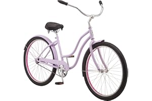 Schwinn Mikko Women's Cruiser Bike Line, Featuring 17-Inch/Medium Steel Step-Through Frames, 1-3-7-Speed Drivetrains, Full Fr