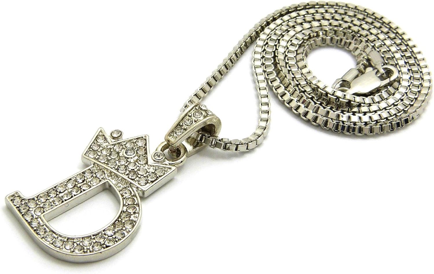 Men Crown Unisex Rhinestone Stud Small 