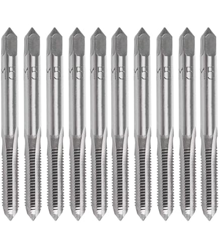 YXQ M4 X 0.7mm Metric Taps - 6Pc HSS Right Hand Thread Taps For Machine Use