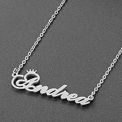 Custom Silver Name Necklace Personalized for