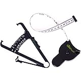 Care Touch Skinfold Body Fat Caliper Set, Measure Tape Included