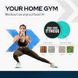 Iron Core Fitness Core Sliders Discs Gliders (Electric Blue) - Full Body Workout view 2