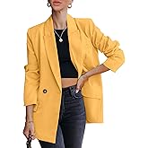 luvamia Blazer Jackets for Women Work Casual Office Long Sleeve Fashion Dressy Business Outfits