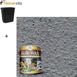 Toucan City 7 Gal Trash can and DAICH RollerRock 1 gal. Self-Priming ...