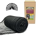 SUNSHORE Pond Netting Kit 15FTx20FT fine and Durable mesh Heavy Duty Pool Pond Cover Net Mesh for Leaves Anti Bird Net - Free 14 pcs Stakes