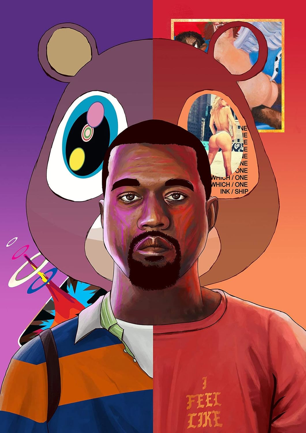Amazon Com Kanye West Poster Print Art Wall Decor Handmade