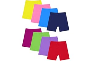 RUISITA Resinta 8 Pack Toddlers Girls Shorts Dance Shorts Bike Short Breathable and Safety 8 Color