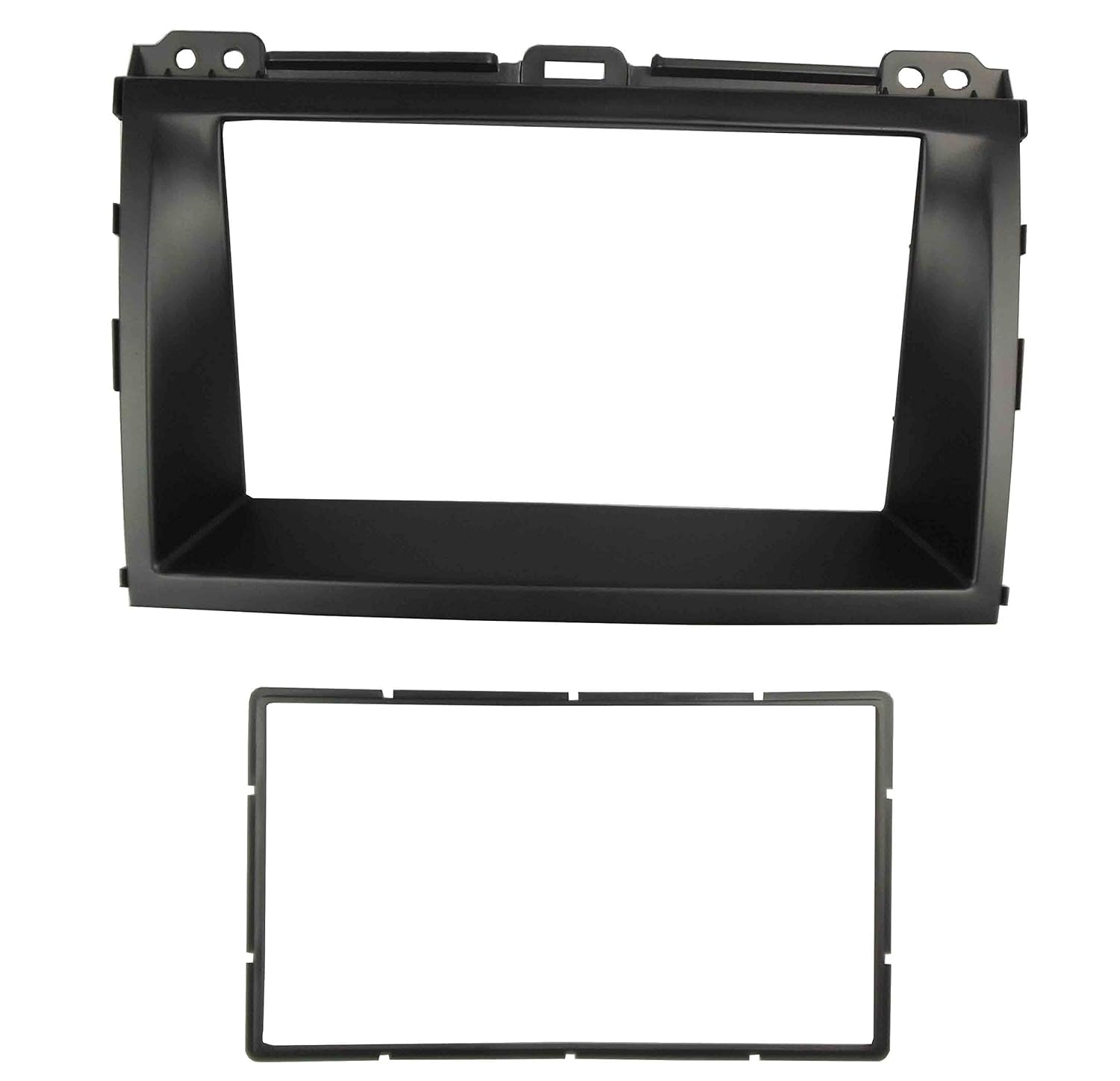 Amazon.com: DKMUS Double Din Radio Stereo Installation Panel for 2002-2009  Toyota Land Cruiser Prado 120 Lexus Gx470 Dash Trim Kit Fascia Fits 2 ...
