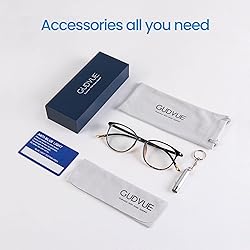 GUDVUE Blue Light Glasses, Ultra Lightweight Oval