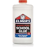 Elmer's Liquid School Glue, White, Washable, 32 Ounces - Great for Making Slime