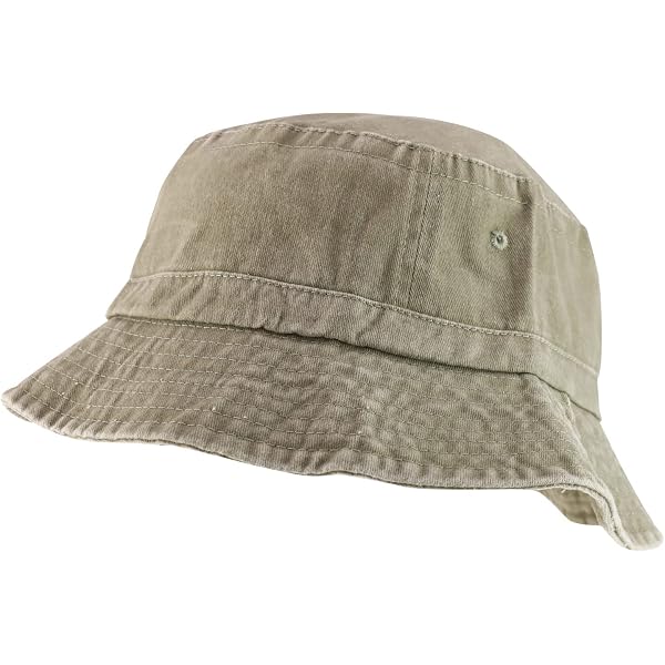 Trendy Apparel Shop 100% Cotton Pigment Dyed Washed Bucket  display picture 3