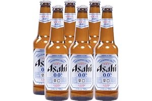 CHROMACAST Asahi 6 Pack Super Dry 0.0% Alcohol Free Lager | 12oz Bottles | Zero Alcohol Beer | Made in Japan