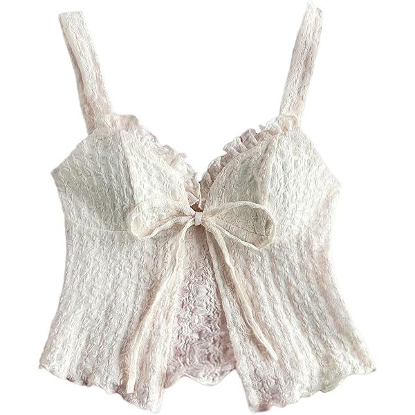 SHENHE Women's Off Shoulder Sleeveless Top - Summer Tie Knot Fitted Tank For Going Out & Parties