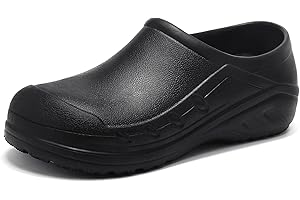 TEYTAP Chef Shoes Men Women Non Slip Work Shoes Water Proof Closed Toe Clogs for Nurse Kitchen Restaurant Food Service