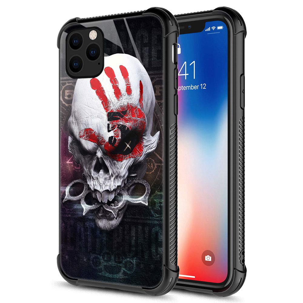 CARLOCA Compatible with iPhone 11 Pro Case,Red Palm