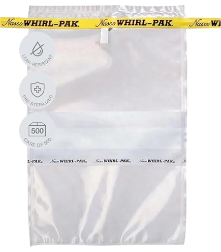 SACO PARA AMOSTRA WHIRL-PAK 118ML, COM TARJA, ESTÉRIL. 500UN/CX SACO PARA AMOSTRA WHIRL-PAK 118ML, COM TARJA, ESTÉRIL. 500UN/CX