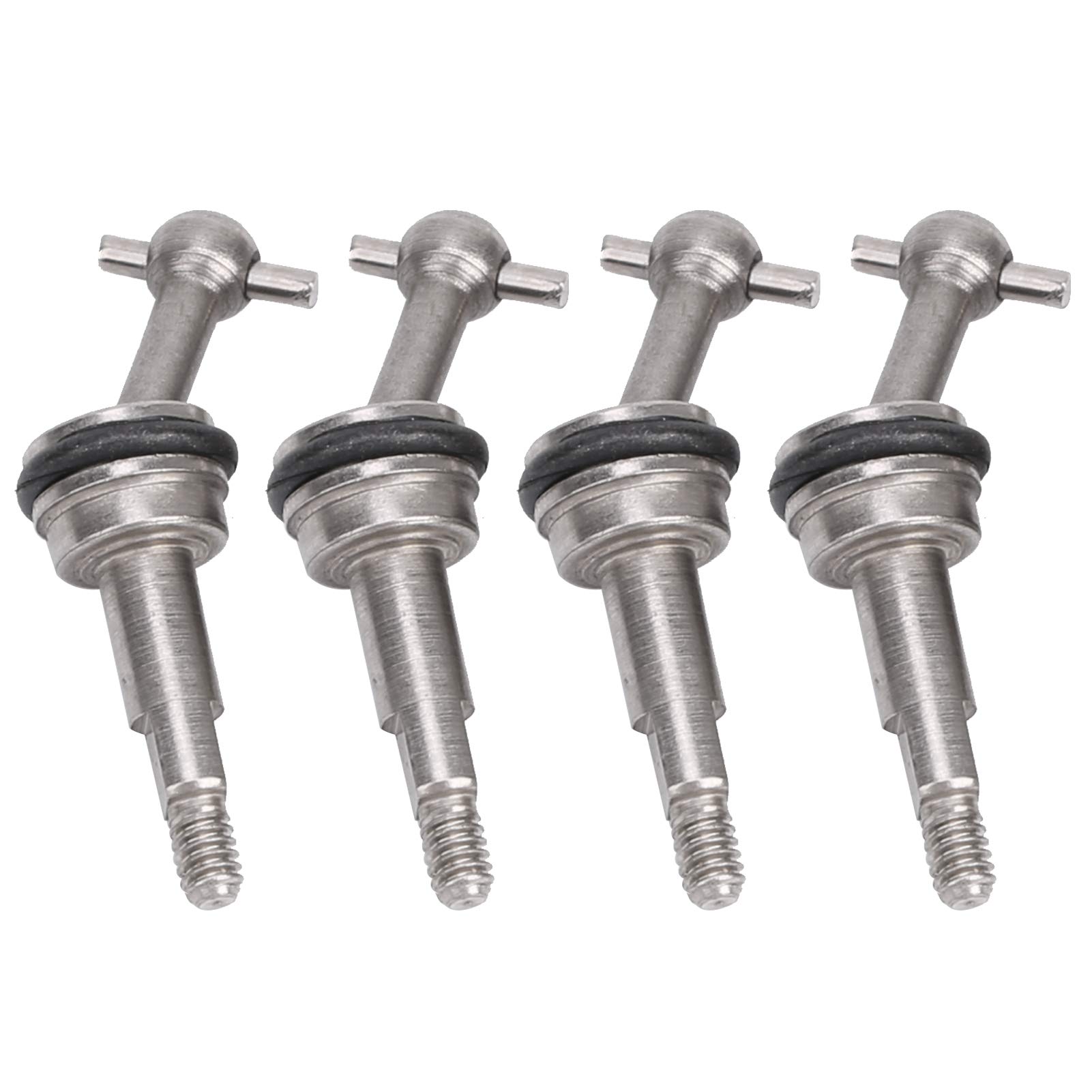 Alomejor RC Joint Shaft 4pcs Metal Dog Bone Drive Shaft Centre Drive Joint for Wltoys K969 K979 K989 K999 P929 P939