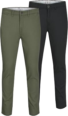 Jpstmarco Jjdave 2Pk MP Noos, Nero, 31W x 34L (Pacco da 2) Uomo