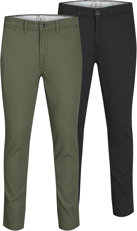 Jpstmarco Jjdave 2Pk MP Noos, Nero, 31W x 34L (Pacco da 2) Uomo