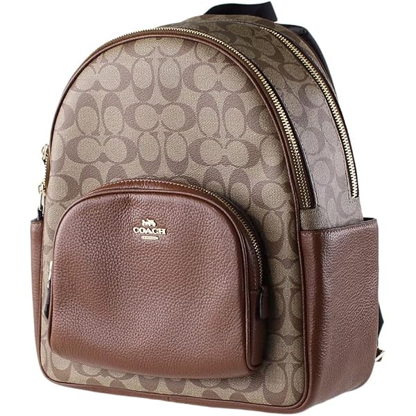 Coach Women's Mini Court Backpack, Pebble Leather