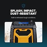 UEME 5W Rugged DAB DAB+ FM Site Radio Bluetooth USB Rechargeable Yellow view 8