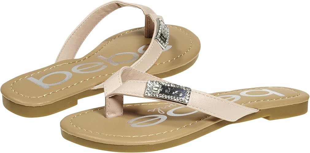bebe flip flops amazon