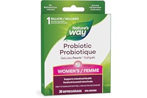 Nature's Way Pearls Women's Probiotic – 1 Billion Active Cultures – Supports Intestinal Health & Favourable Gut Flora – 30 Ea