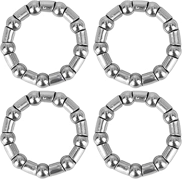 Amazon X Autohaux 4個 44mm X 9 ボールベアリングケージ クランクベアリング ホイールベアリングリテーナー 自転車用 X Autohaux ボトムブラケット