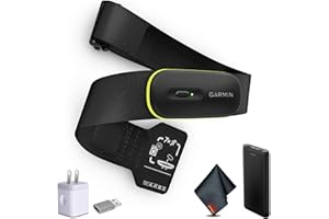 Garmin HRM 600 Chest Strap Heart Rate Monitor, M-XL​ Bundle with USB3.0 to Type-c Female Adapter Space Gray + More