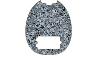 Dopro Bass Pickguard Stingray MM4 for MM2 4 String Guitar Parts Black WhiteShell