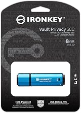Kingston IronKey Vault Privacy 50 USB-C 8GB Encrypted Drive FIPS 197 XTS-AES view 5