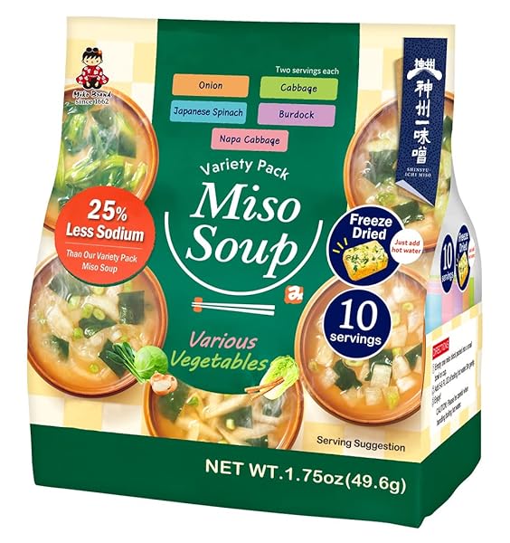 MIKO BRAND FREEZE DRIED VARIETY PACK MISO SOUP...