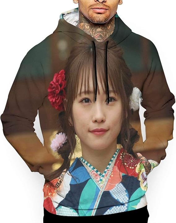 Amazon Co Jp メンズ 川栄李奈 かわえい りな 3 パーカー 長袖 3dプリント 創意デザイン 厚手服 コートファッション ヒップホップ 面白い フード付き スウェット春秋冬服 服 ファッション小物